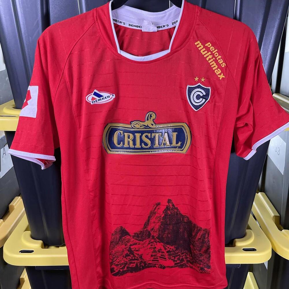 Cienciano Home Football Shirt Youth Size Medium Red Peru Dembers